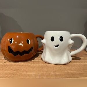 Target Halloween Ghost & Pumpkin Mug Set